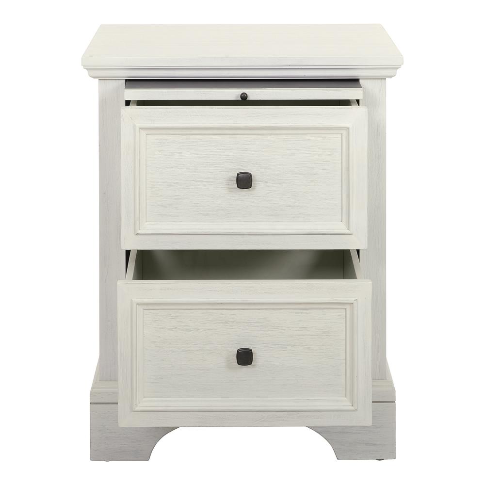 Farmhouse Basics Nightstand, Rustic White