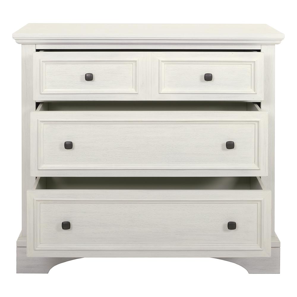 Farmhouse Basics 3 Drawer Chest, Rustic White