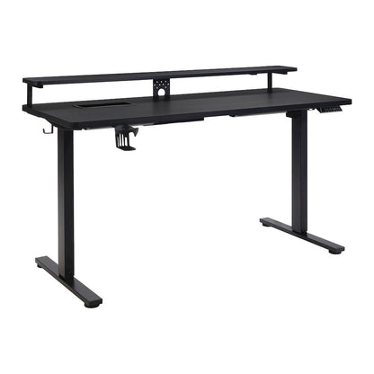 Primo 60" Electric Height Adjustable Gaming Desk with Hutch