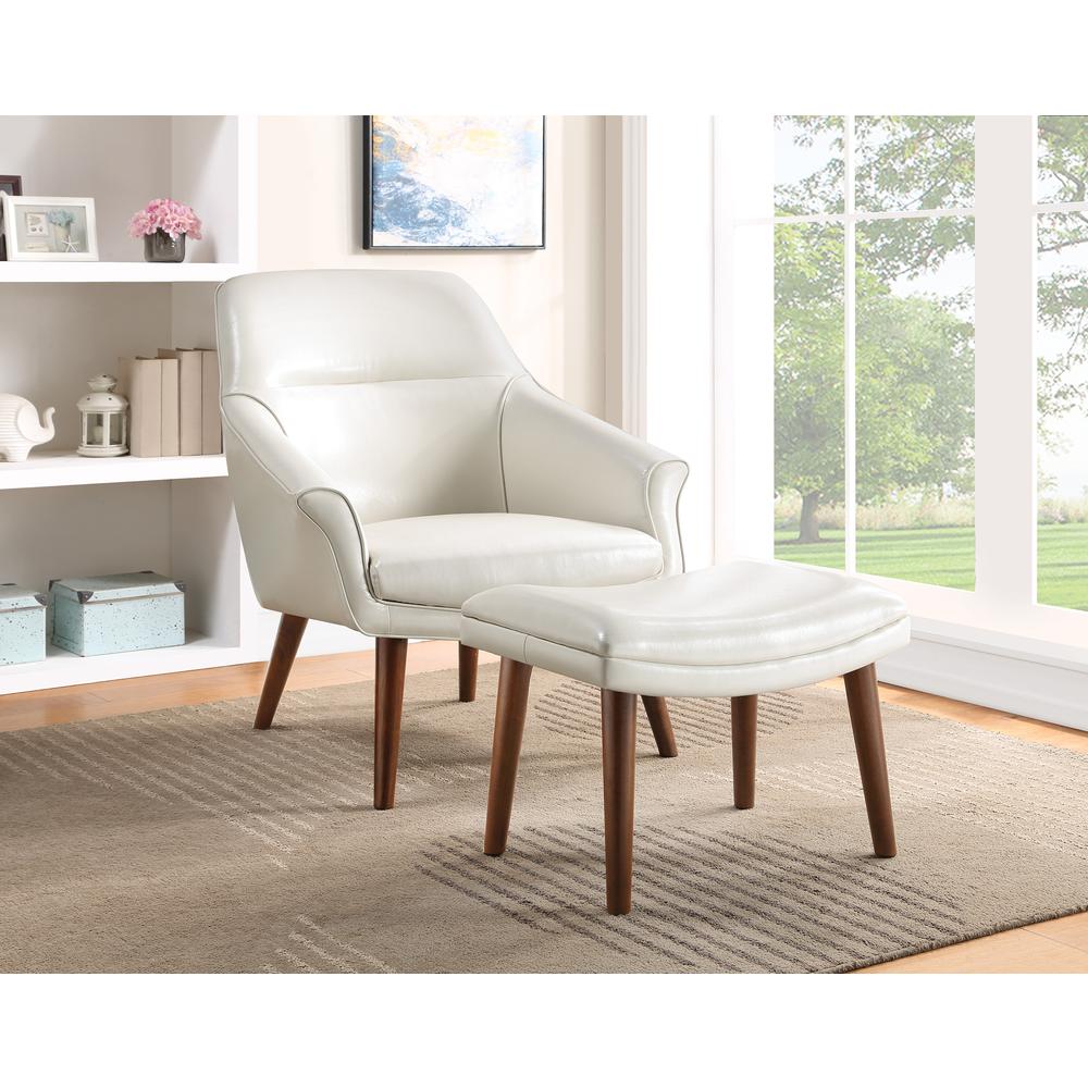 Waneta Chair and Ottoman