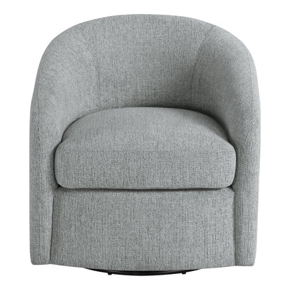 Bella Swivel Chair in Dove Grey Fabric