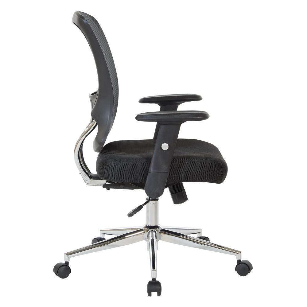 Mesh Back & Seat Locking Tilt Task Chair with Chrome Base, EM91027C-3