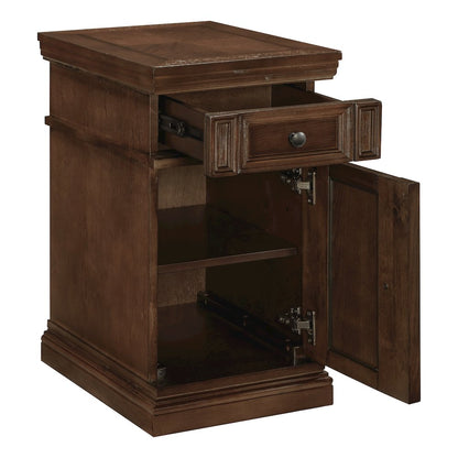 Chair Side Table with Power