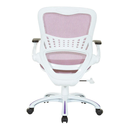 Riley Office Chair with Purple Mesh Seat and Back, RLY26-PR