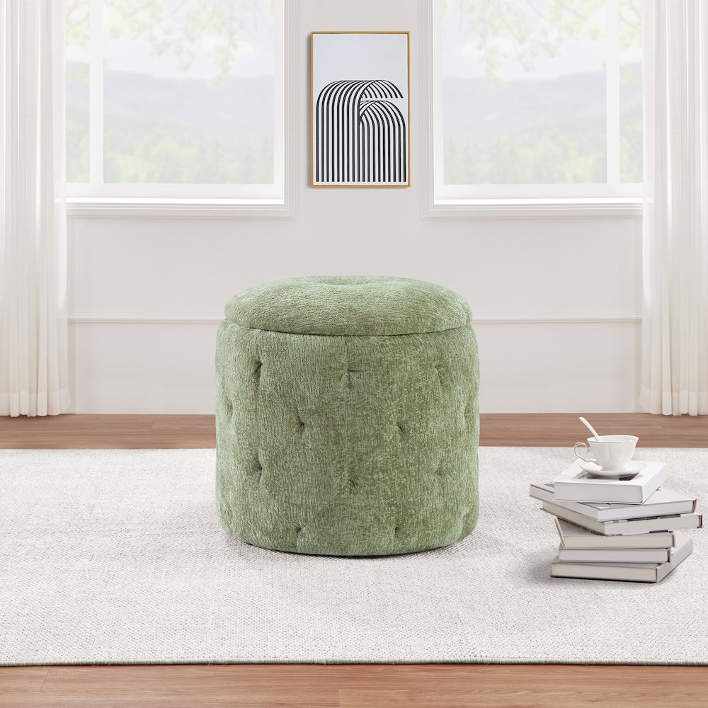 Erindale Round Storage Ottoman