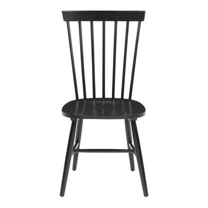 Eagle Ridge Dining Chair in Black Finish 2 Pack, EAG1787-BLK
