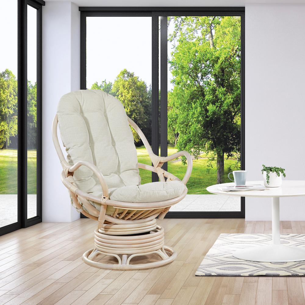 Lanai Rattan Swivel Rocker