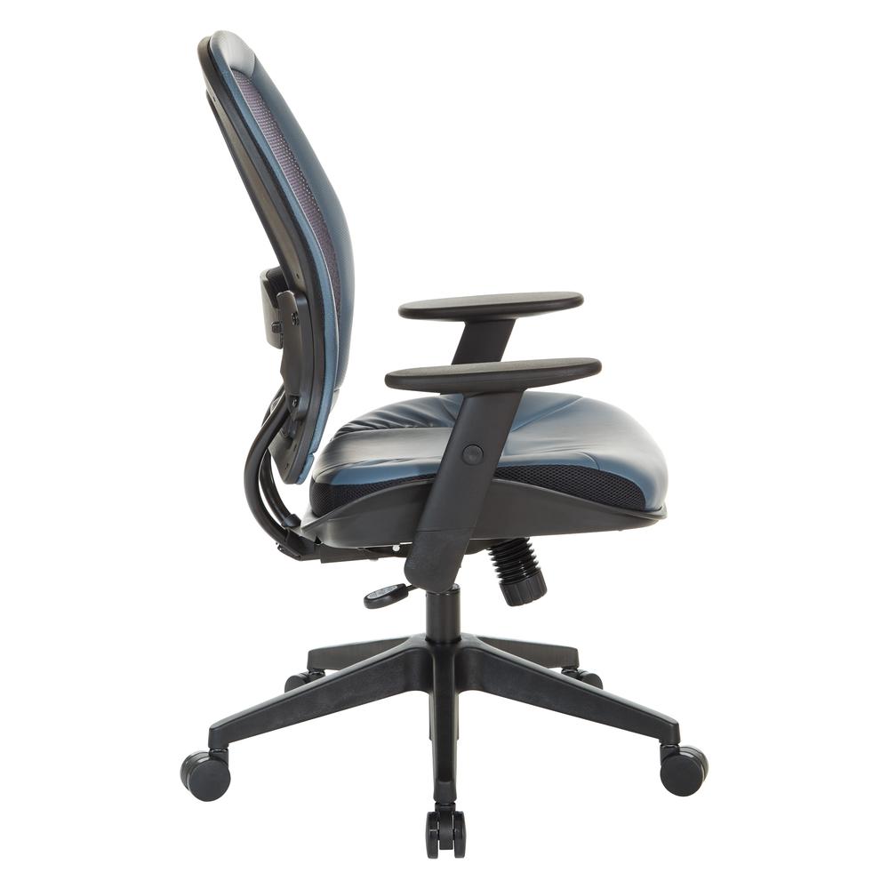 Dark Air Grid® Back Managers Chair, Black/Blue