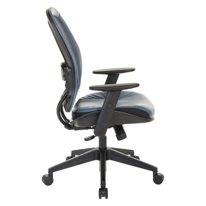 Dark Air Grid® Back Managers Chair, Black/Blue