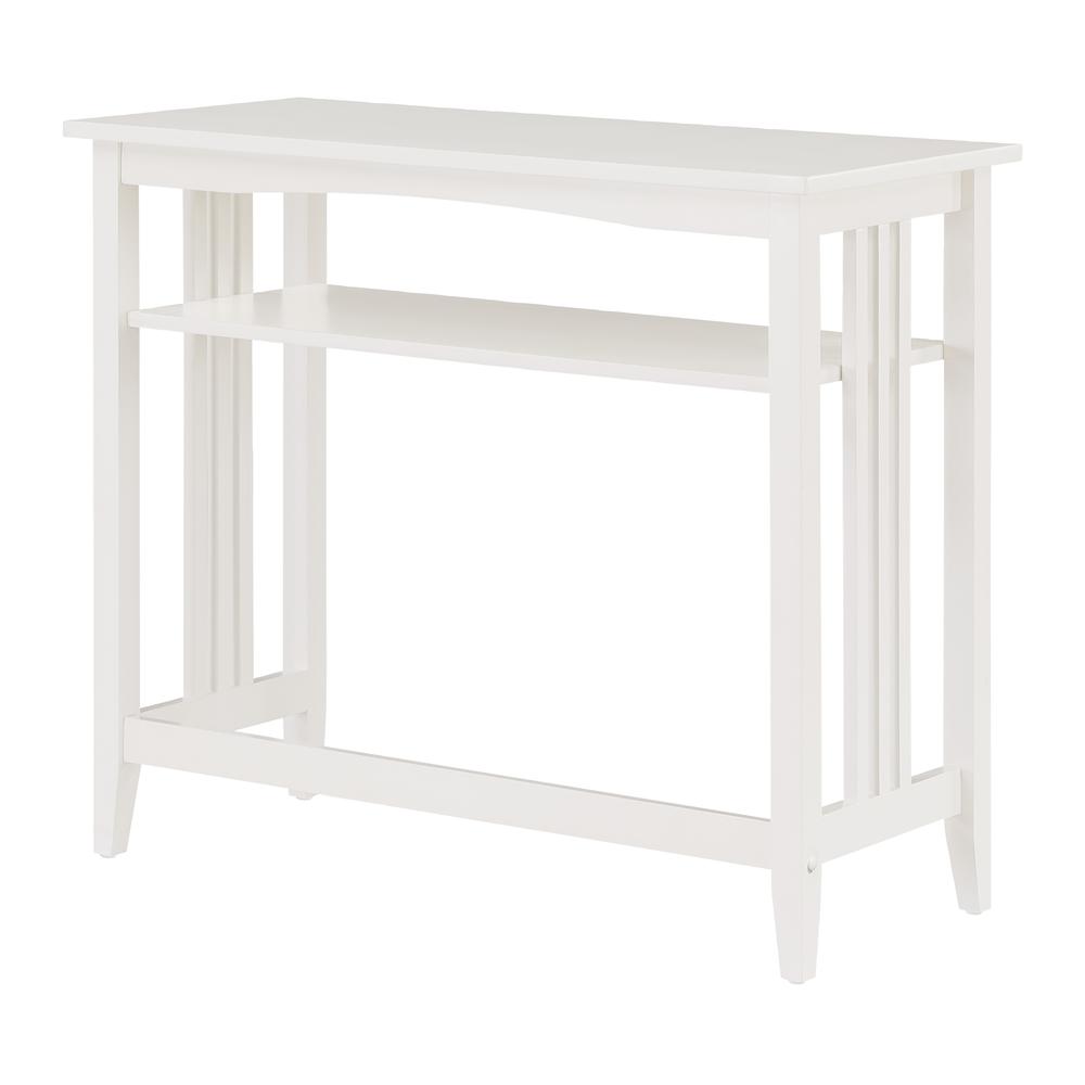 Sierra 36" Foyer Table, White Finish