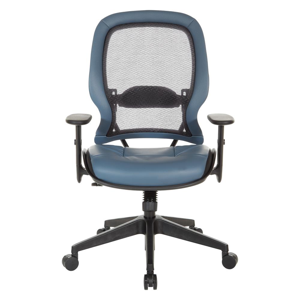 Dark Air Grid® Back Managers Chair, Black/Blue