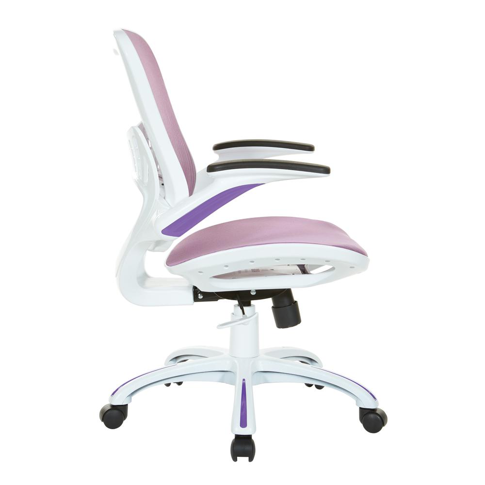 Riley Office Chair with Purple Mesh Seat and Back, RLY26-PR
