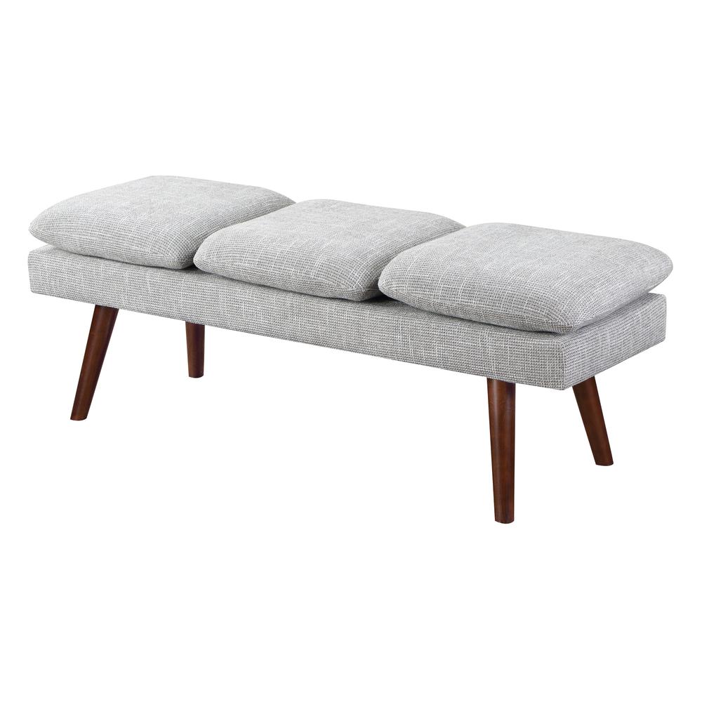 Amanda 54" Mid-Century Bench