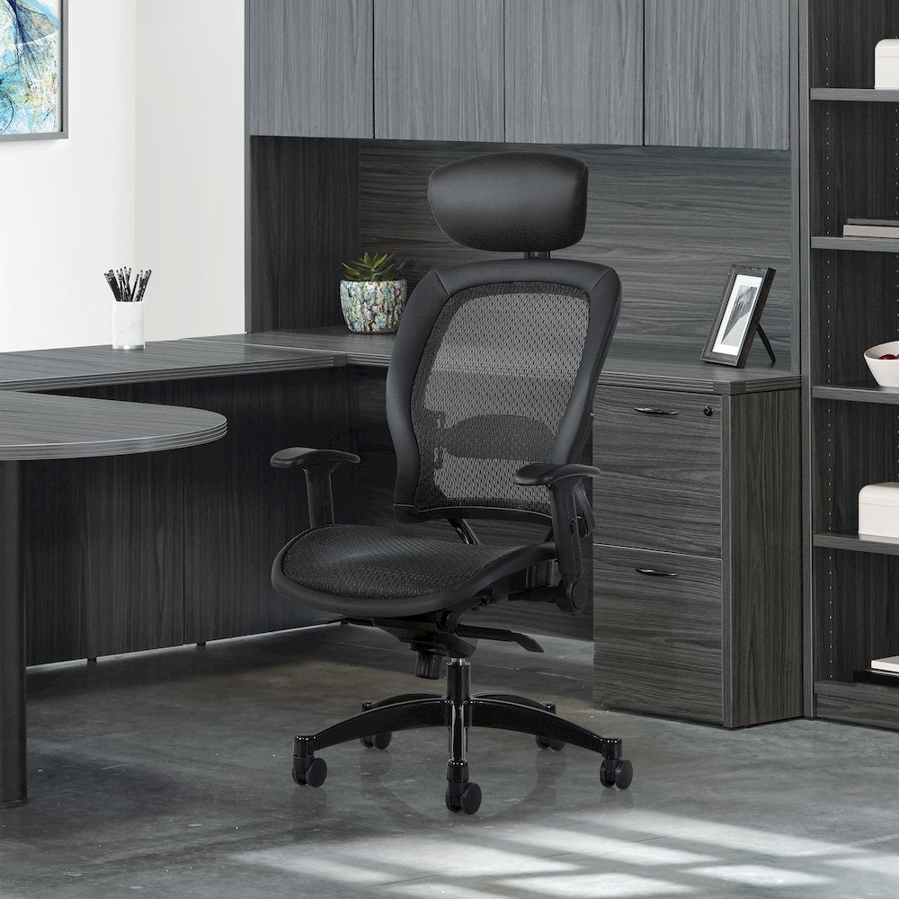 Executive Breathable Mesh Black C