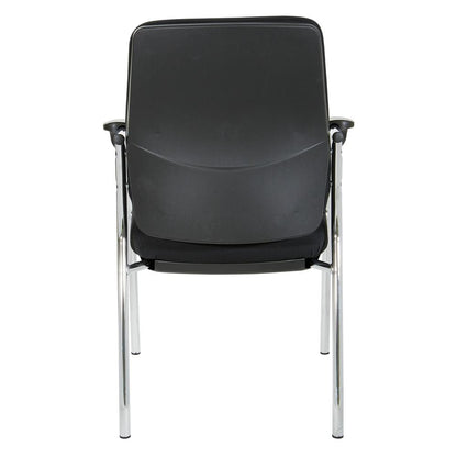 High Back Guest Chair with Chrome Frame in Coal Finish, 83750C-30