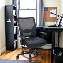 Black Leather Chair – Low-Back Work Chair for Teachers and Office Use