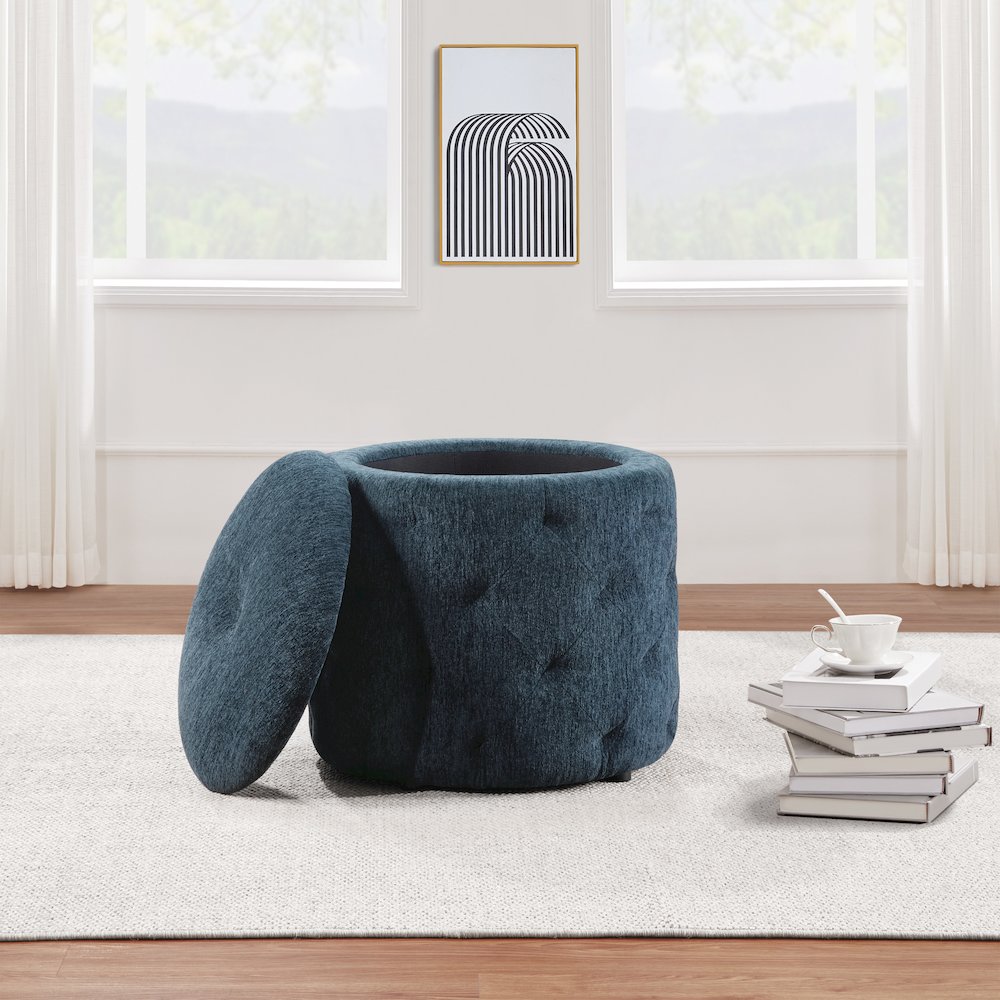 Erindale Round Storage Ottoman