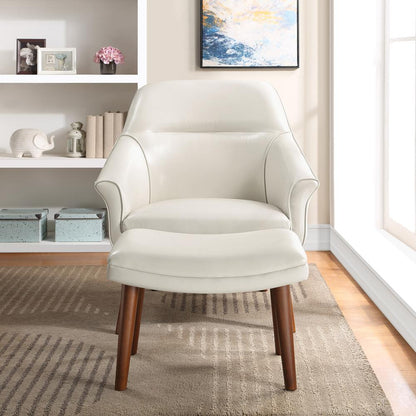 Waneta Chair and Ottoman