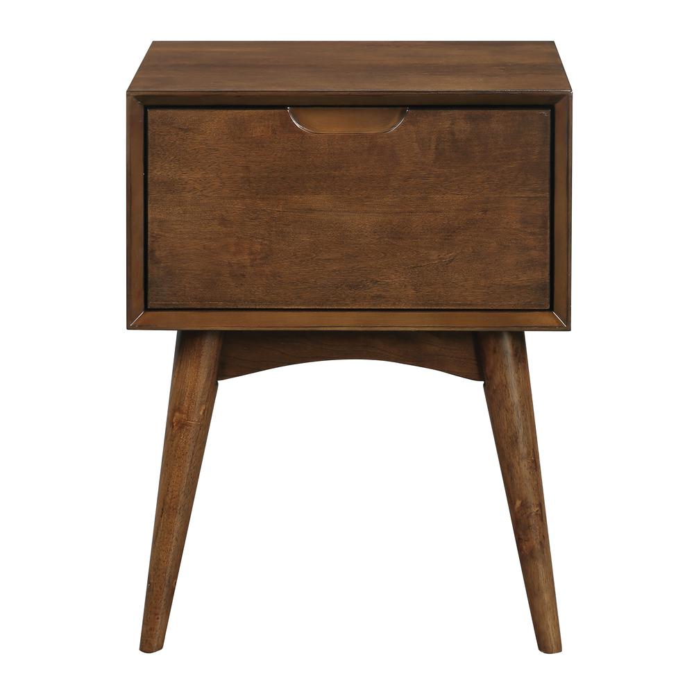 Copenhagen Accent Table with Drawer, Walnut