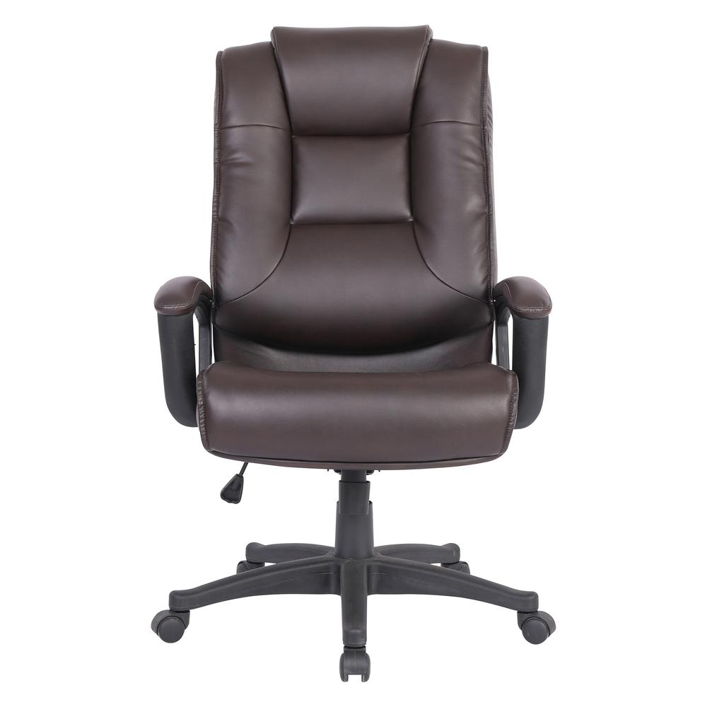 High Back Bonded Lthr Chair, Espresso