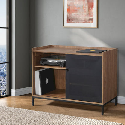 Record Player Stand w/ Album Storag