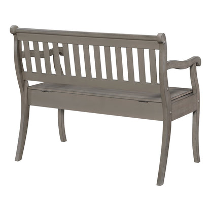 Wakefield Entryway Storage Bench Goldstone Finish