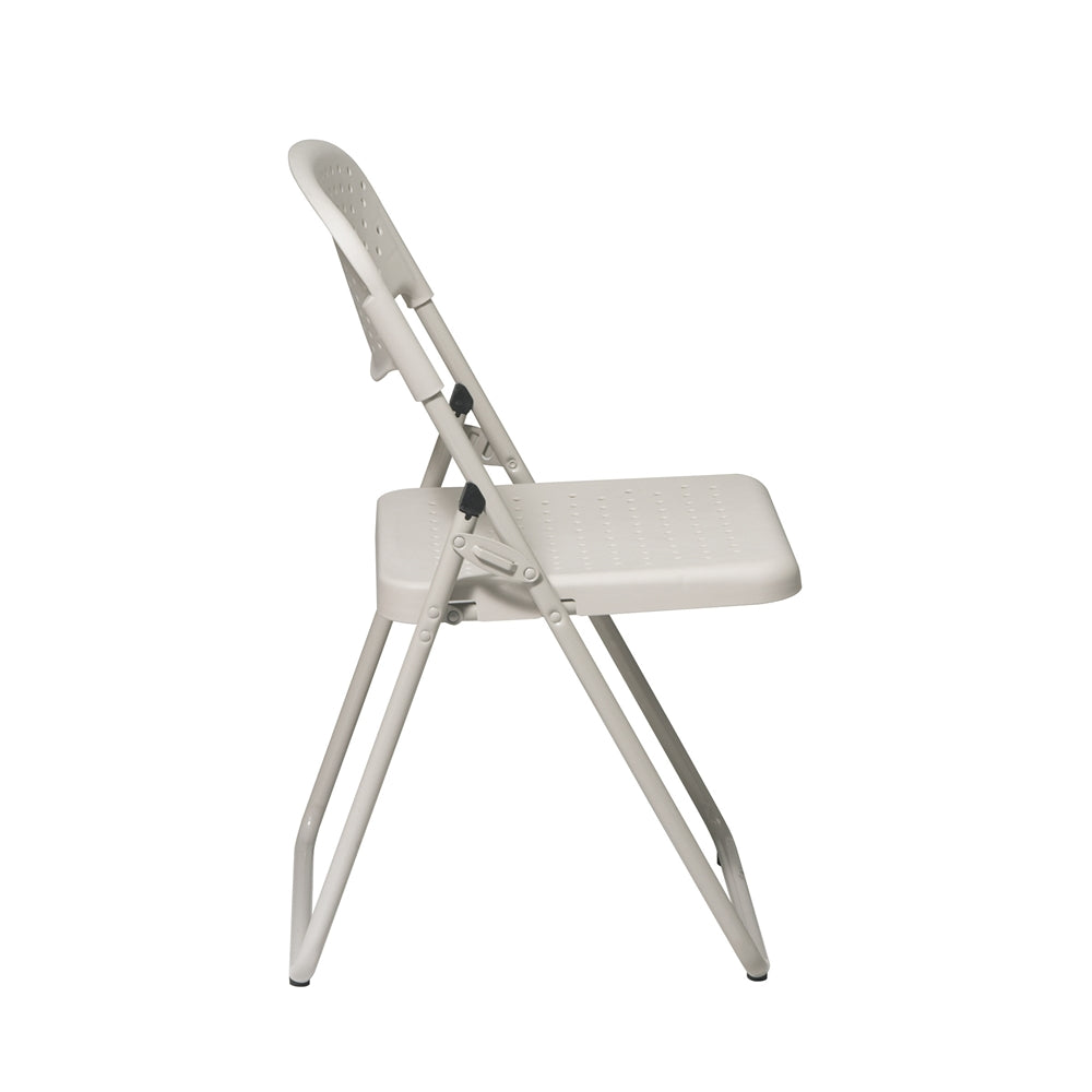 Folding Chair with Plastic Seat and Back