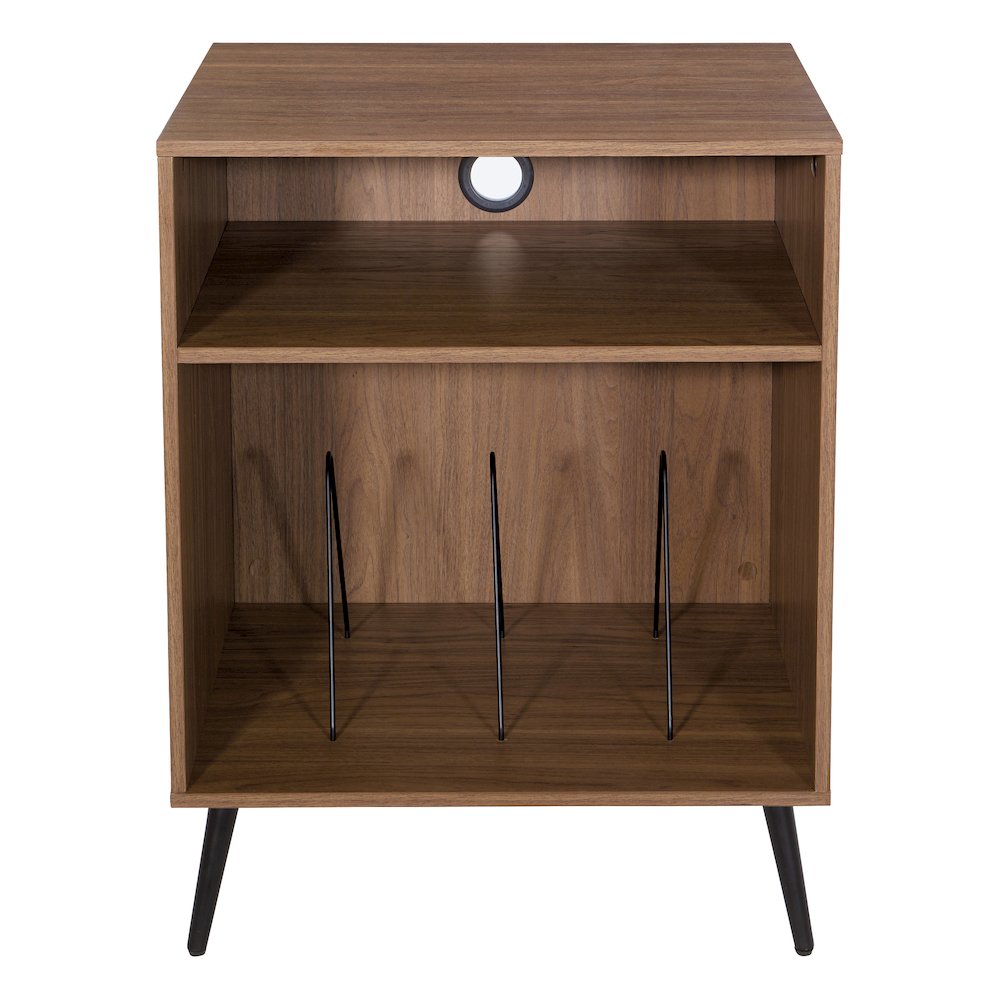 Retro Record Player Stand w/ Album