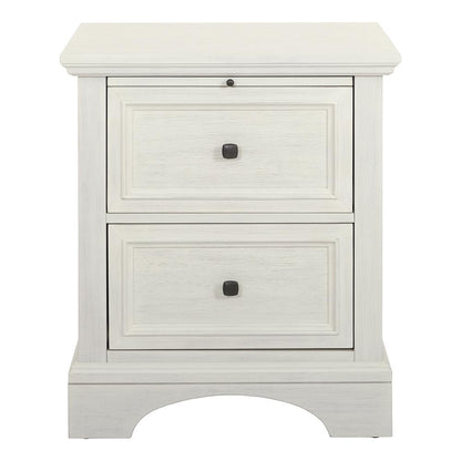 Farmhouse Basics Nightstand, Rustic White