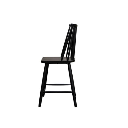 Farmhouse Brown Counter Stools Set of 2 with Back Support