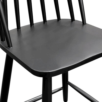 Farmhouse Brown Counter Stools Set of 2 with Back Support