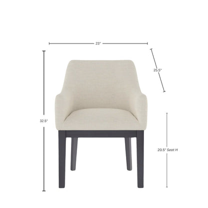 Modern Upholstered Side Chairs Set of 2 with Comfortable Seating Stylish Design