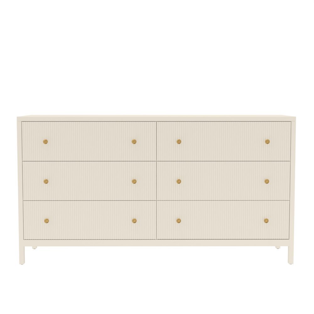 Modern Farmhouse Dresser with Spacious Drawers and Sturdy Construction