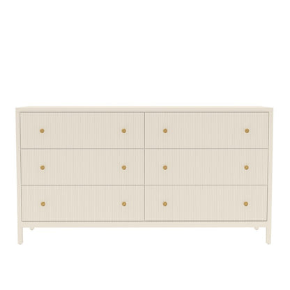 Modern Farmhouse Dresser with Spacious Drawers and Sturdy Construction