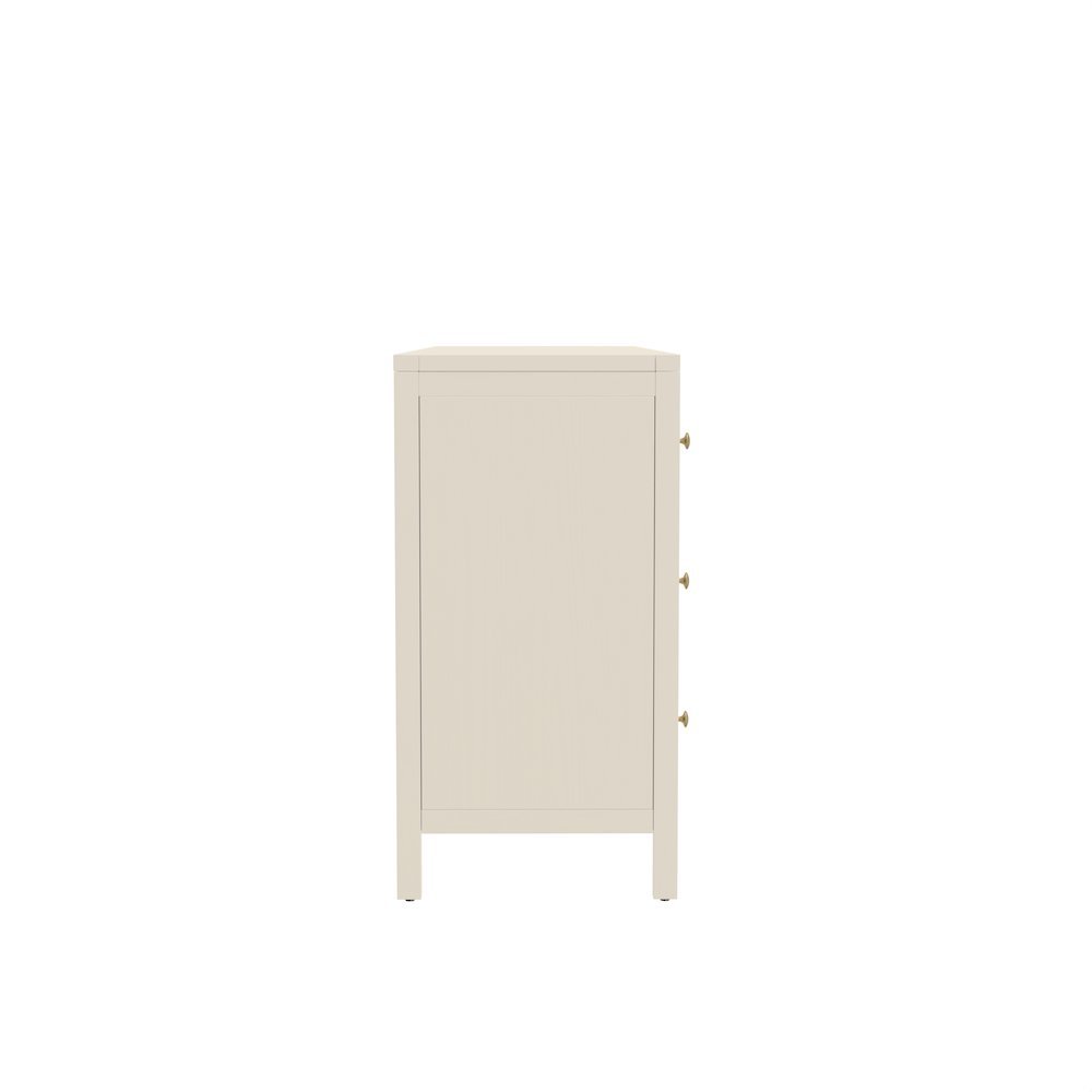 Modern Farmhouse Dresser with Spacious Drawers and Sturdy Construction