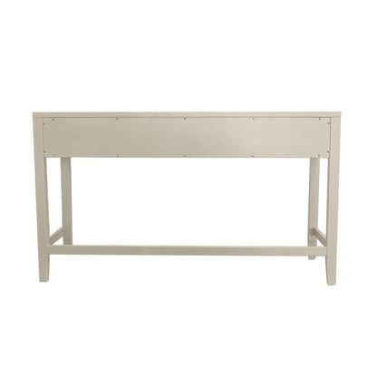 Writing Desk with Drawer Modern Farmhouse Style Solid Wood Surface