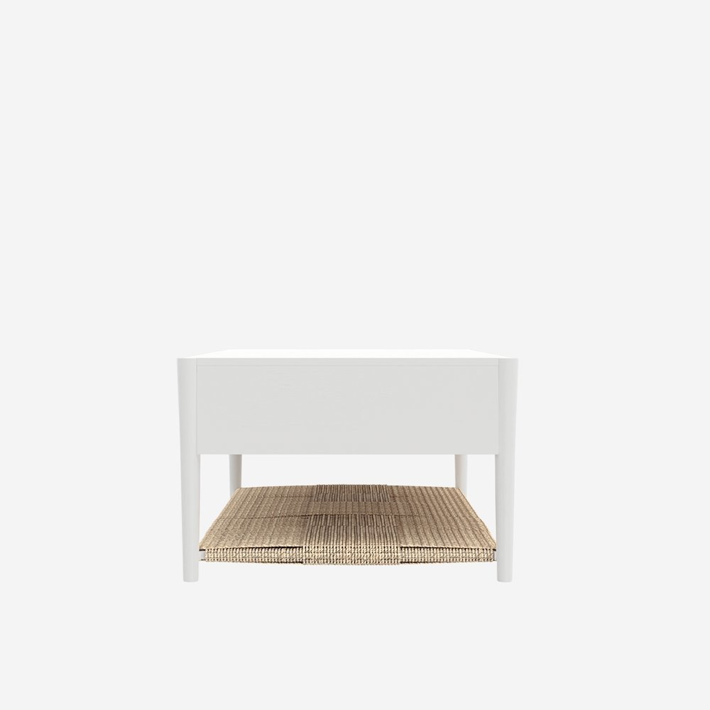 Coffee Table with Modern Design and Open Shelf Storage