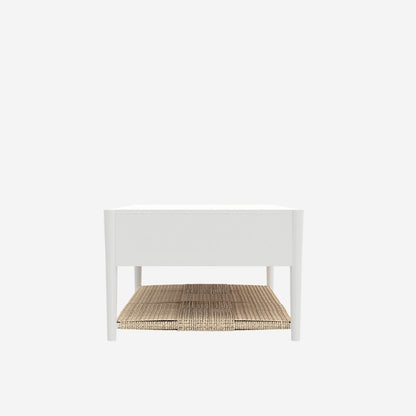 Coffee Table with Modern Design and Open Shelf Storage