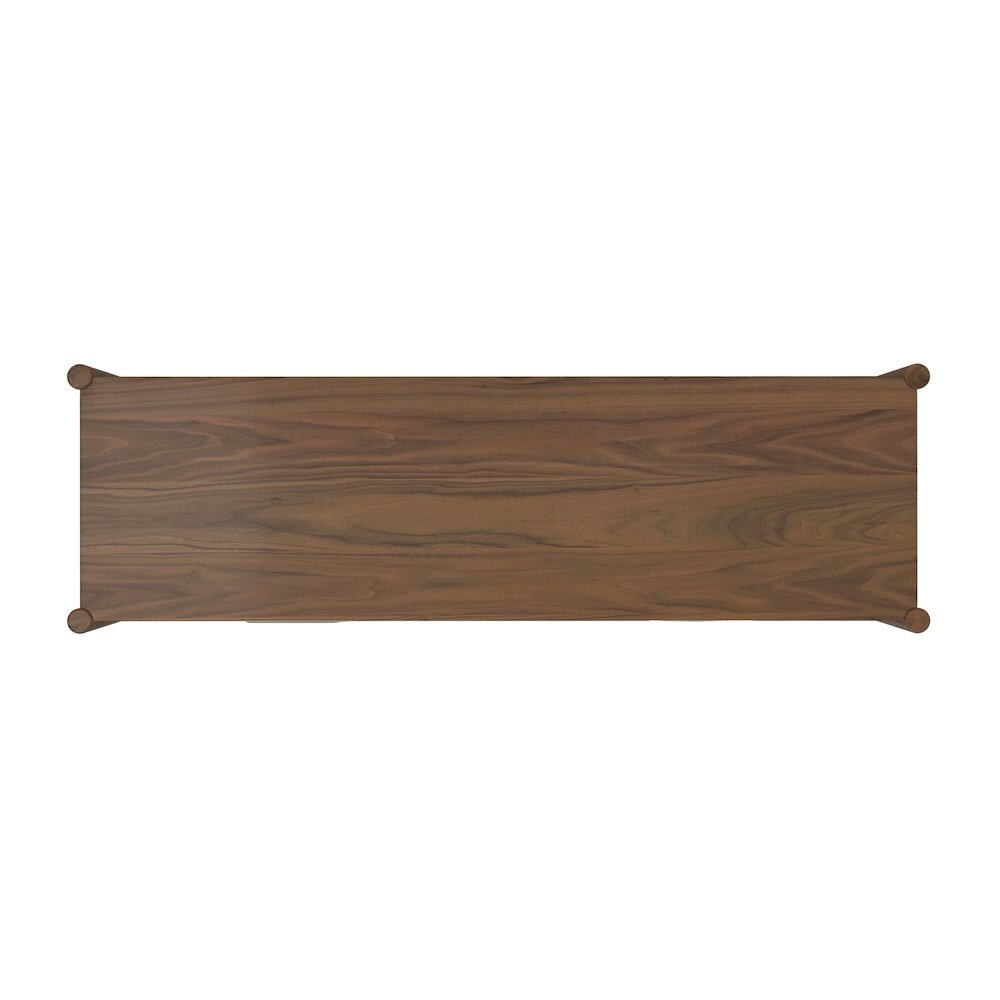 Walnut Modern Contemporary Dresser with Spacious Drawers and Sleek Design