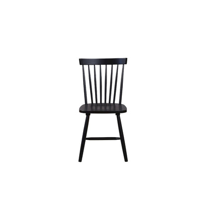 Lyra Set of 2 Side Chairs, Black