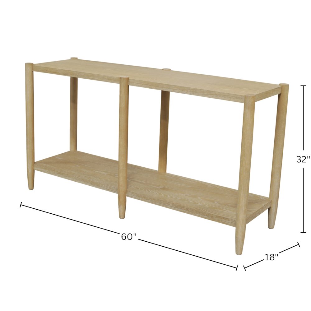 Sinclair Console Table, Natural