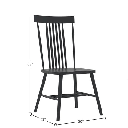 Eleanor Side Chair, Black