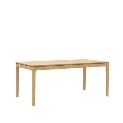 Cove Rectangular Dining Table, Light Oak