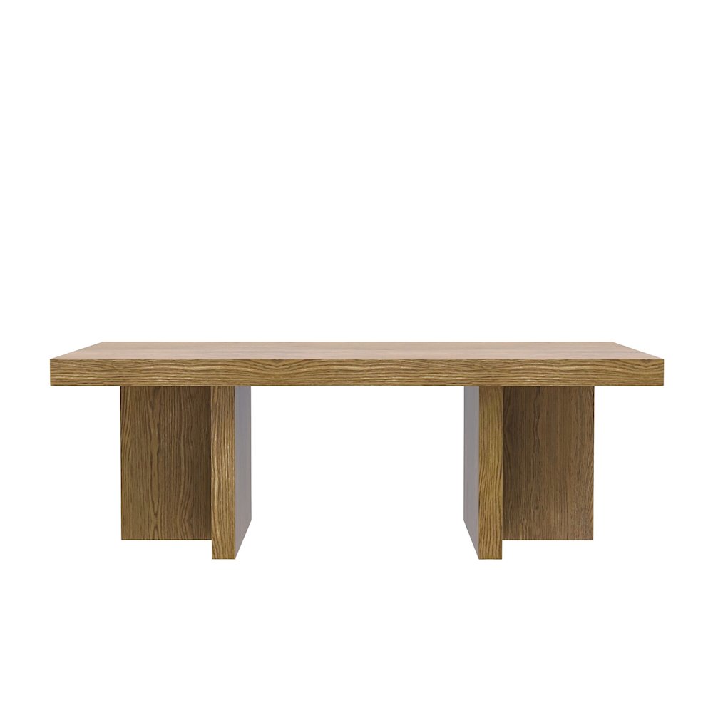 Donte Rectangular Coffee Table, Oak