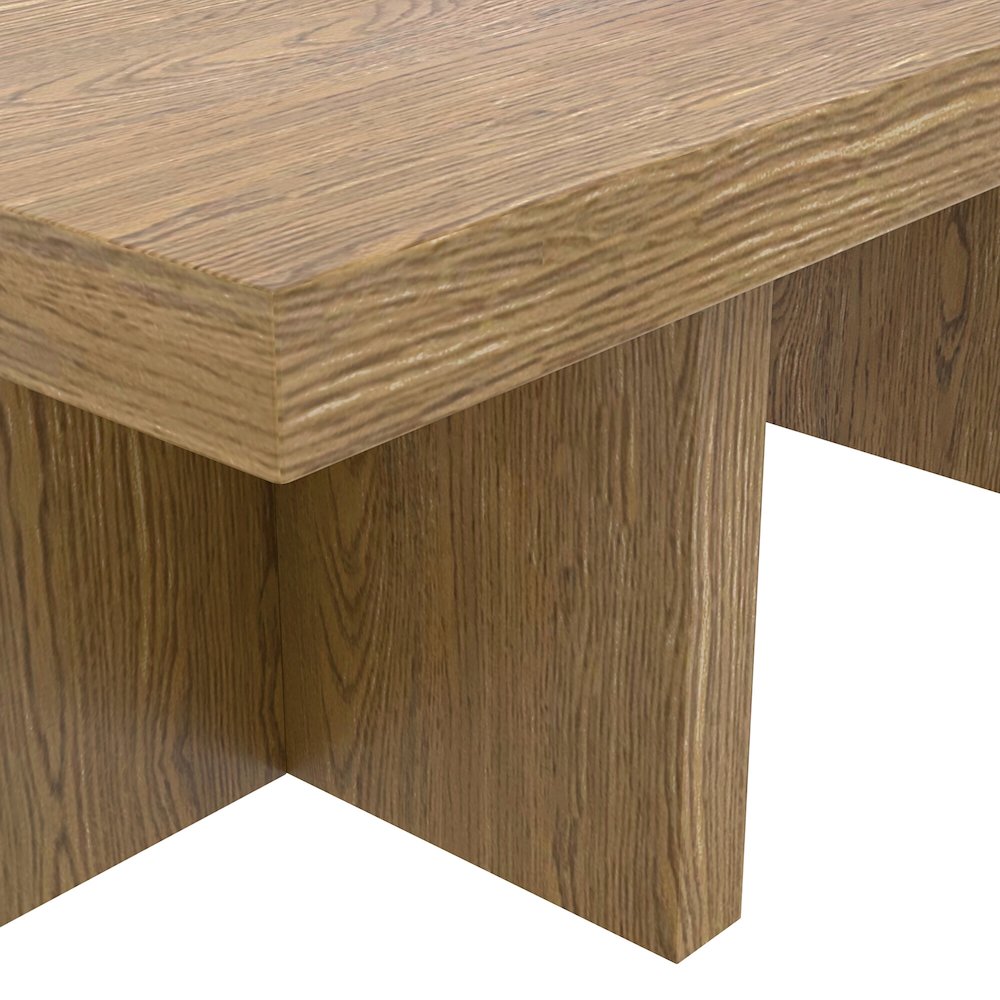 Donte Rectangular Coffee Table, Oak