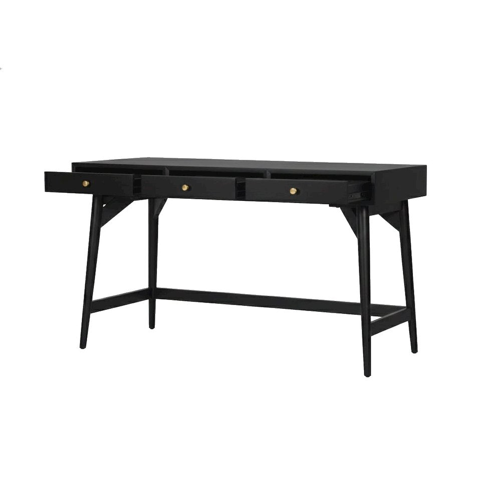 Flynn Large Desk, Black