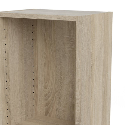 Element Tall Narrow 5-Shelf Office Bookcase, Oak Structure