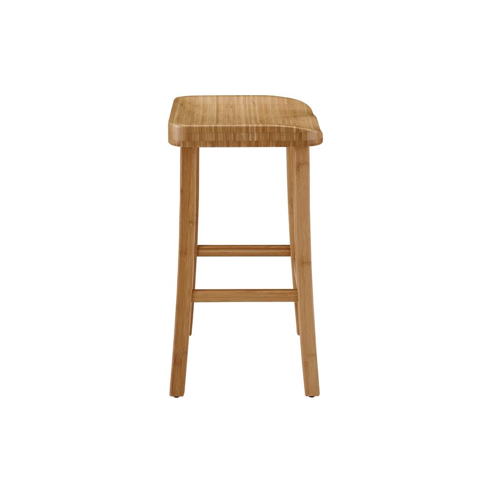 Tulip Bar Height Stool, Caramelized, (Set of 2)