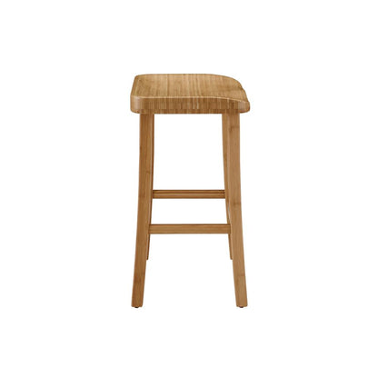 Tulip Bar Height Stool, Caramelized, (Set of 2)