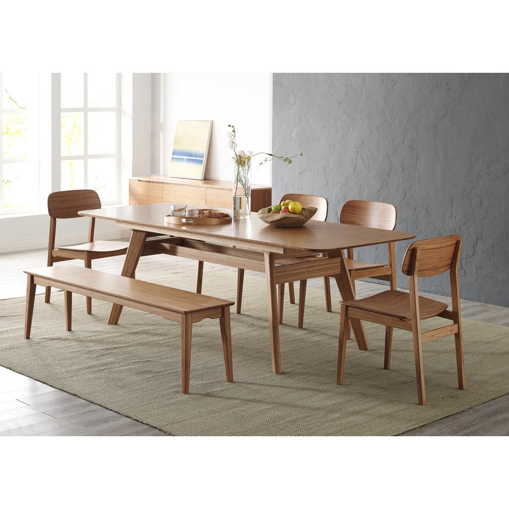 Currant 72 - 92" Extendable Dining Table, Caramelized